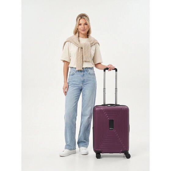 Redolz Essentials 14 – Valise cabine à 4 roues, 55 cm, modèle slim
