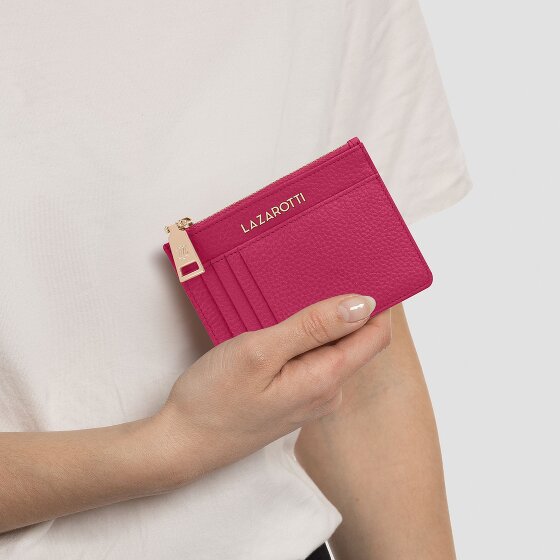 Lazarotti Bologna Leather Étui à clés en cuir 11,5 cm avec poche Air Tag