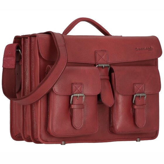 Greenland Nature Nature Attaché-case Cuir véritable 40 cm