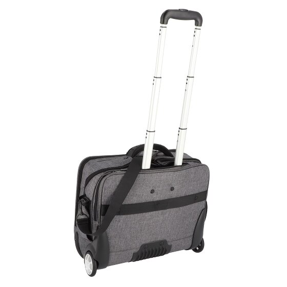 Dermata 2 roulettes Trolley d'affaires 44 cm Compartiment pour ordinateur portable