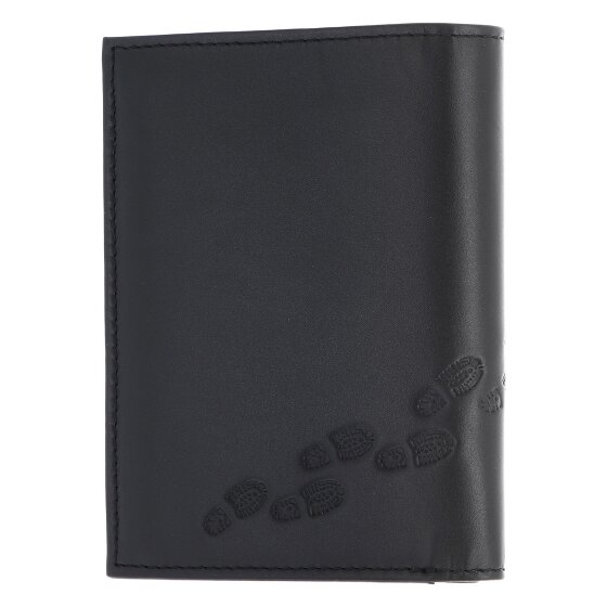 oxmox Leather Porte-monnaie Protection RFID Cuir véritable 13 cm