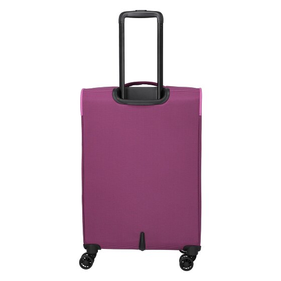Travelite Corsiica 4 roulettes Trolley M 67 cm avec soufflet d'extension