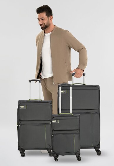 d&n Travel Line 6704 Set de valises à 4 roulettes 3 pcs.