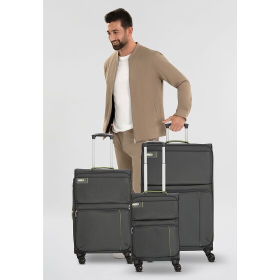 d&n Travel Line 6704 4 roues Set de valises 3 pièces