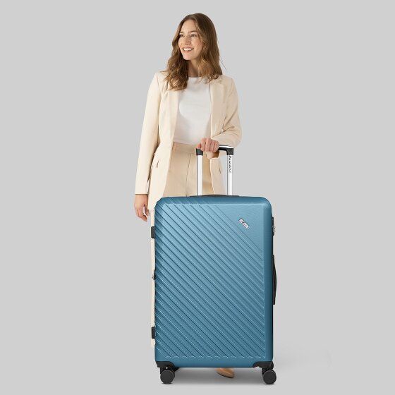 Check.In Paradise 2.0 4 roulettes Trolley L 78 cm avec soufflet d'extension