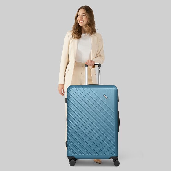 Check.In Paradise 2.0 4 roulettes Trolley L 78 cm avec soufflet d'extension