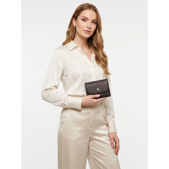AIGNER Pura Porte-monnaie Protection RFID Cuir véritable 10 cm