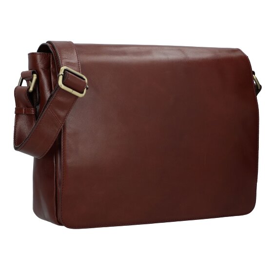 Leonhard Heyden Cambridge Messenger en cuir, 38 cm, compartiment pour ordinateur portable