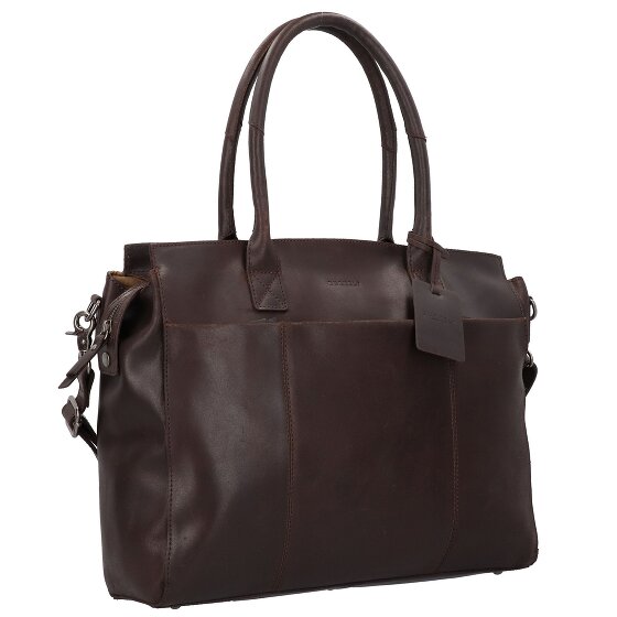 Burkely Vintage Doris Sac à bandoulière en cuir 39 cm Compartiment pour ordinateur portable
