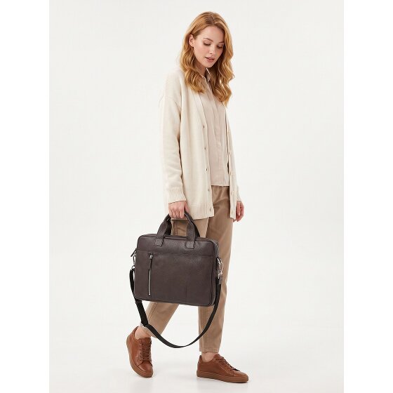 Strellson Kennington Attaché-case Cuir véritable 40 cm Compartiment ordinateur
