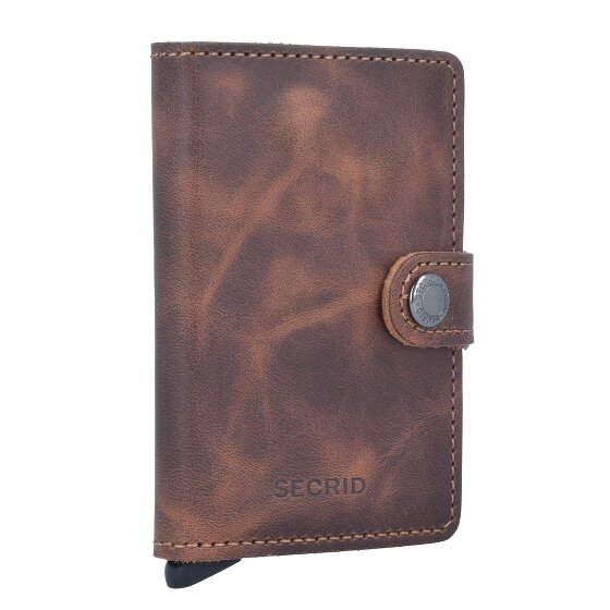 Secrid Miniwallet Vintage Porte-cartes de crédit Porte-monnaie RFID Cuir 6,5 cm