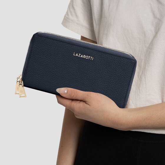 Lazarotti Bologna Leather Porte-monnaie Protection RFID Cuir 20 cm