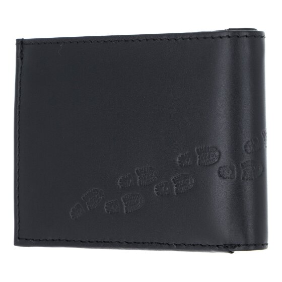 oxmox Leather Porte-monnaie Protection RFID Cuir véritable 11 cm