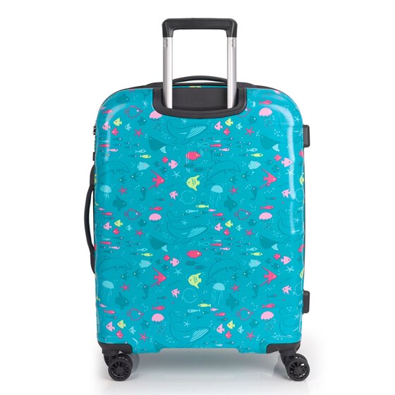 Gabol Acqua 4 roulettes Trolley M 66 cm