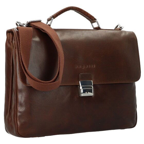 bugatti Romano Porte-documents en cuir 40 cm Compartiment pour ordinateur portable