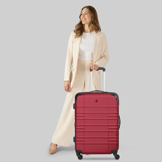 Wenger Amplar Evo 4 roulettes Trolley M 65 cm avec soufflet d'extension