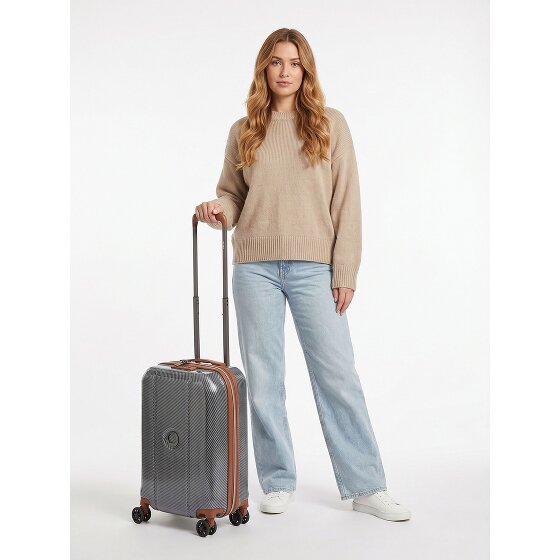 Delsey Paris Helium Ultimate 4 roues Valise cabine 55 cm '"avec soufflet d''extension"'