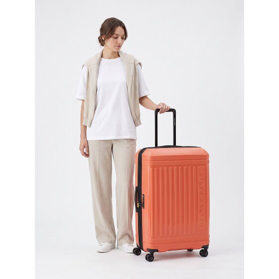 Delsey Paris Lutece Se 4 roues Valise cabine 79 cm '"avec soufflet d''extension"'