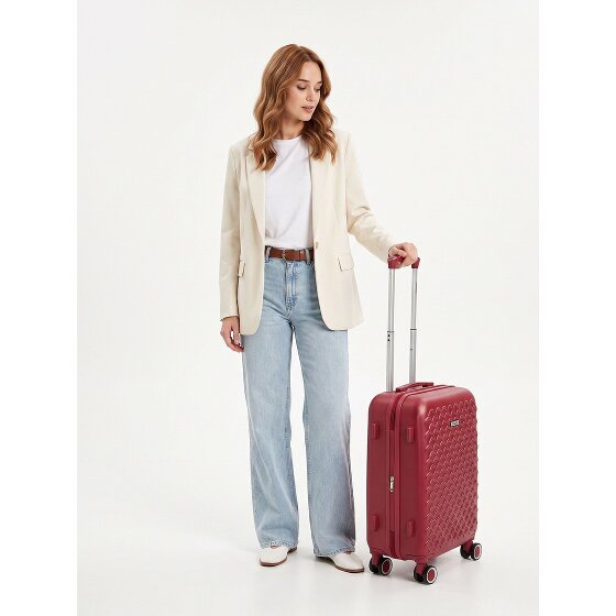 Benzi 5823 4 roues Valise cabine S 53 cm avec soufflet d'extension