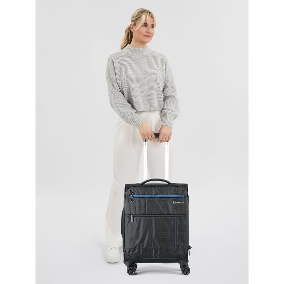 Benzi 5825 4 roulettes Trolley de cabine 55 cm avec soufflet d'extension