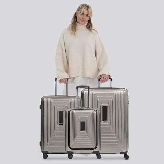 Redolz Essentials 14 4 roulettes Set de valises 3 pièces avec soufflet d'extension