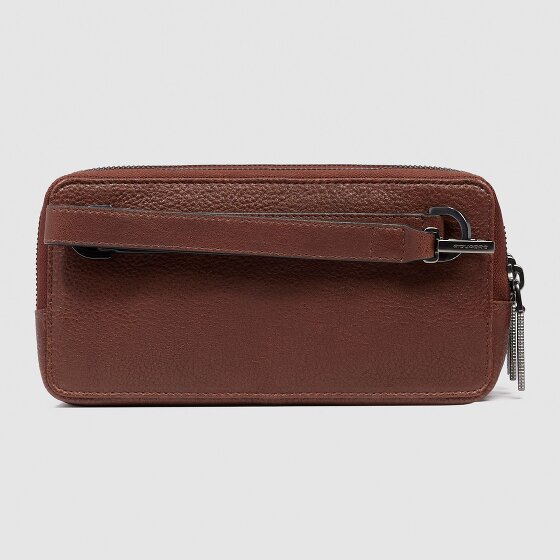 Piquadro Cronus Trousse de toilette Cuir véritable 19.5 cm