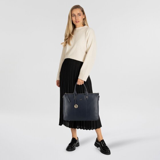 Braun Büffel Hanna Sac de shopper Cuir véritable 39 cm Compartiment ordinateur