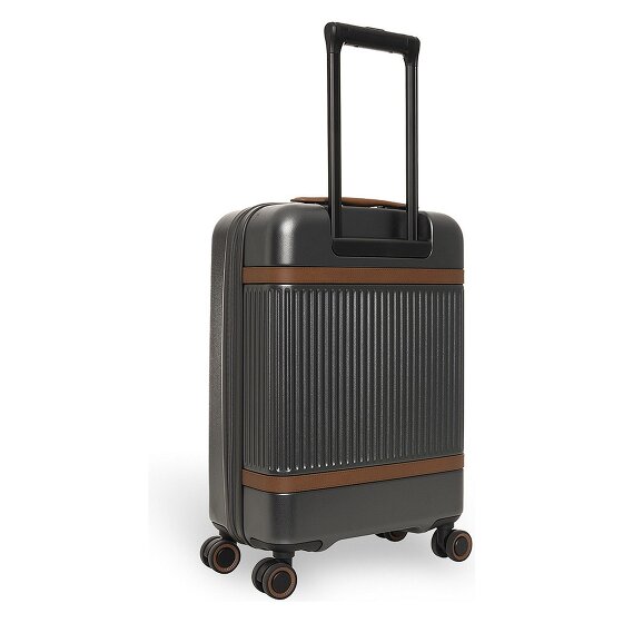 The Chesterfield Brand Zuna 4 roulettes Trolley de cabine S 55 cm Compartiment pour ordinateur portable