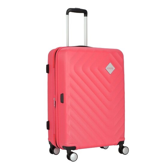 American Tourister Summer Square 4 roulettes Trolley 67 cm avec soufflet d'extension