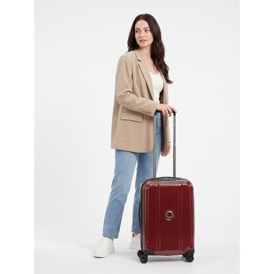 Delsey Paris Helium Ultimate 4 roues Valise cabine 55 cm '"avec soufflet d''extension"'