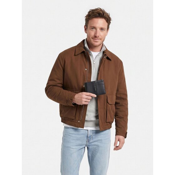 Piquadro Victor Porte-monnaie Protection RFID Cuir véritable 12.5 cm