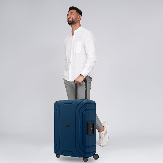 Redolz Essentials 15 trolley à 4 roulettes 65 cm avec fermeture à trois points