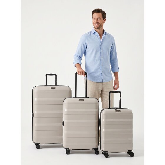 Redolz Pro PP 4 roues Set de valises 3 pièces '"avec soufflet d''extension"'