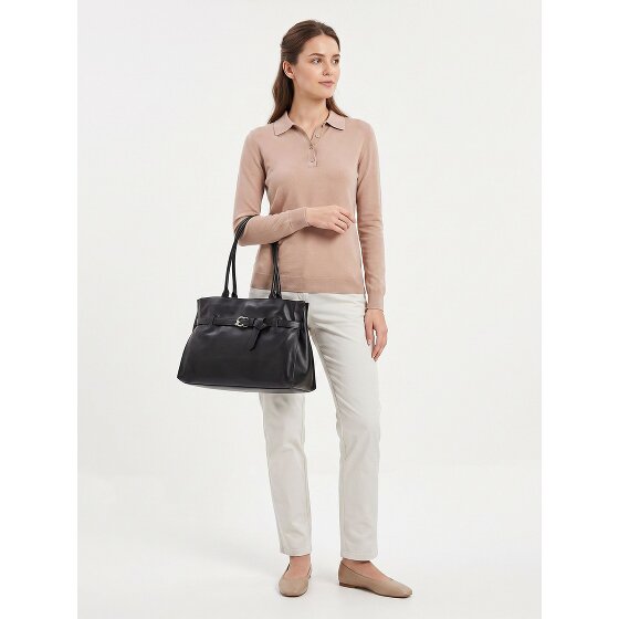 Coccinelle Sabine Sac à bandoulière Cuir véritable 36 cm