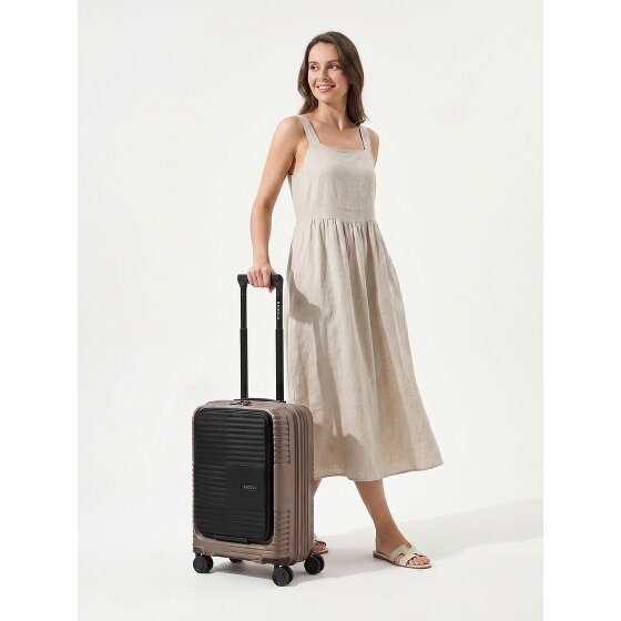 Redolz Essentials 17 2.0 4 roues Valise cabine 55 cm Compartiment ordinateur avec soufflet d'extension