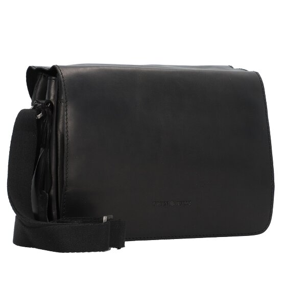 Greenburry Pure Black Sac à bandoulière Cuir 25 cm