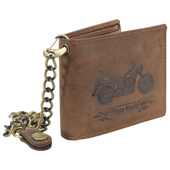 Greenburry Porte-monnaie Vintage Bike en cuir 12 cm