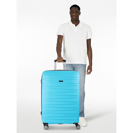 Benzi 5493 4 roues Valise cabine L 77 cm avec soufflet d'extension