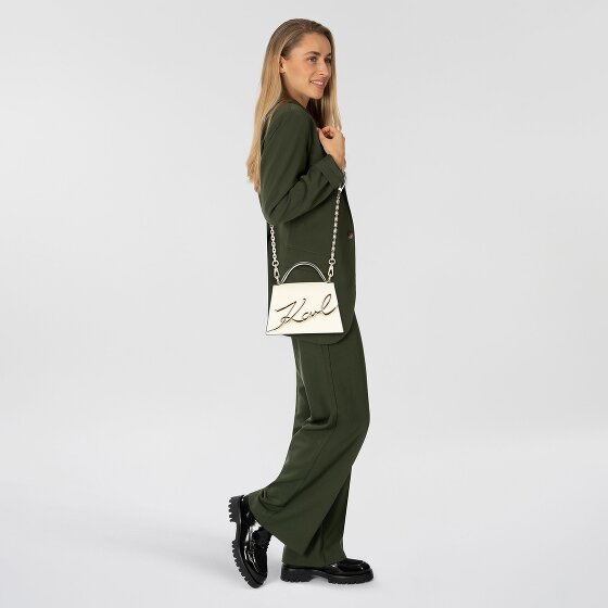 Karl Lagerfeld Signature 2.0 Sac à main Cuir véritable 21.5 cm