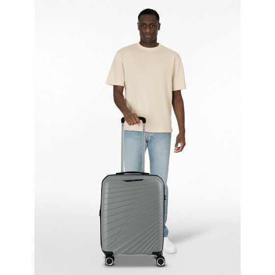 Benzi 5808 4 roulettes Trolley de cabine 55 cm avec soufflet d'extension