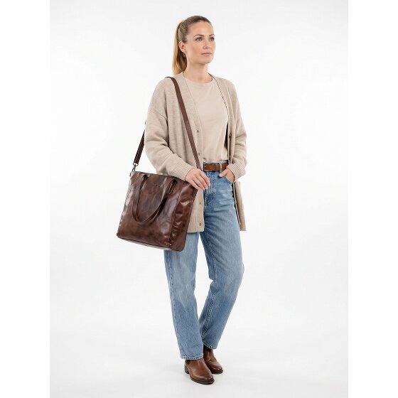 Greenburry Newport Sac à bandoulière Cuir véritable 33 cm Compartiment ordinateur