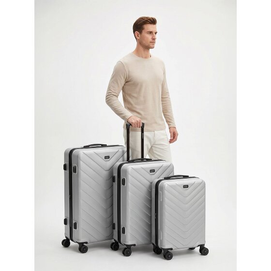 Redolz Essentials 07 3-SET 4 roues Set de valises 3 pièces