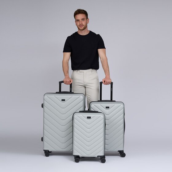 Redolz Essentials 07 3-SET 4 roulettes Set de valises 3 pièces