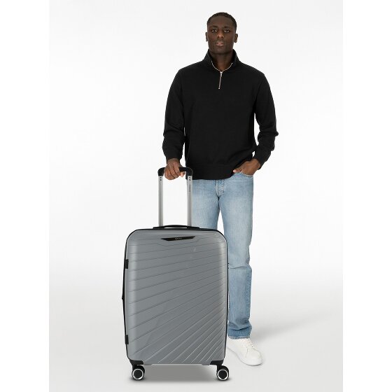 Benzi 5808 4 roulettes Trolley 65 cm avec soufflet d'extension