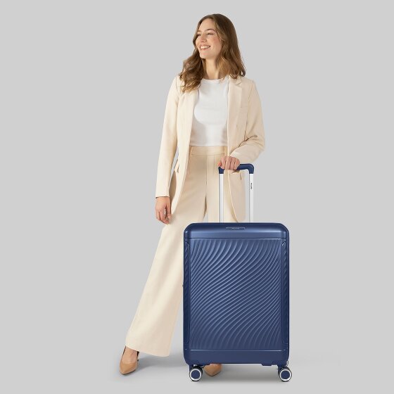 Picard Vienna 4 roulettes Trolley M 65 cm avec soufflet d'extension