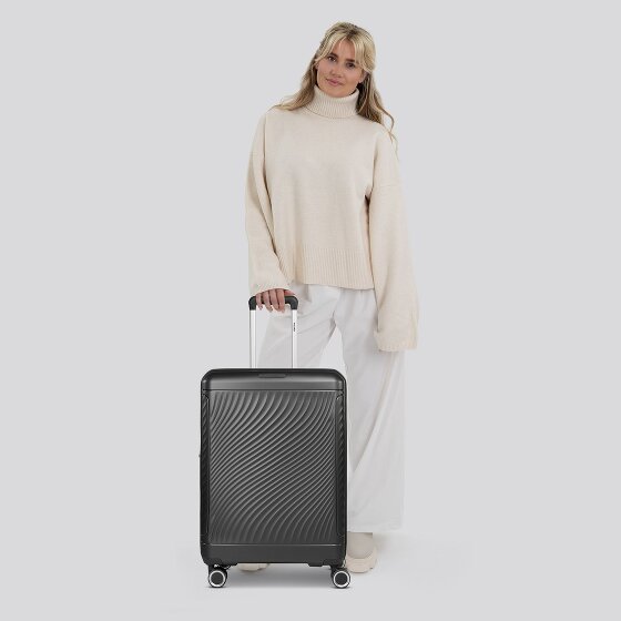 Picard Vienna 4 roulettes Trolley M 65 cm avec soufflet d'extension