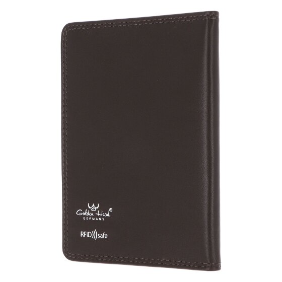 Golden Head Etui pour cartes d'identité Polo RFID en cuir 9 cm