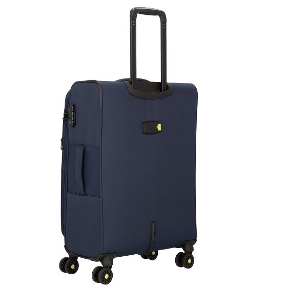 d&n Travel Line 9704 4 roulettes Trolley M 68 cm avec soufflet d'extension