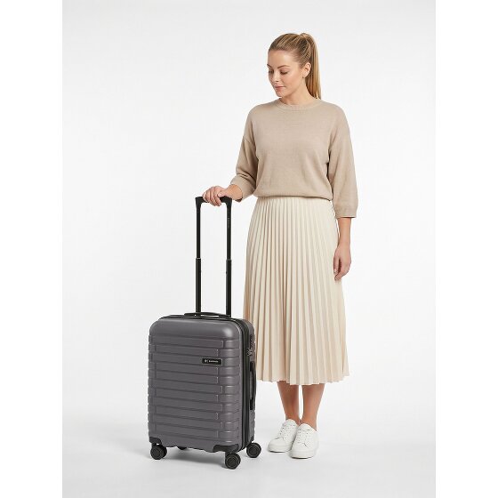 Pactastic Collection 04 THE CABIN + 4 roues Valise cabine S 55 cm '"avec soufflet d''extension"'