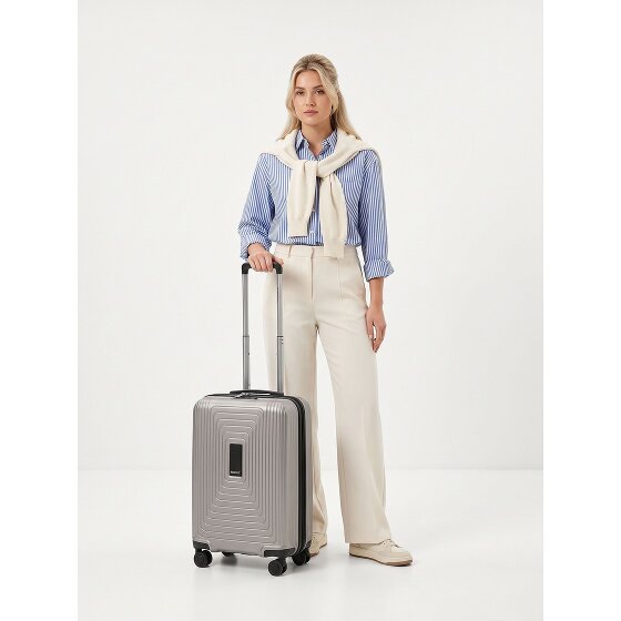 Redolz Essentials 14 – Valise cabine à 4 roues, 55 cm, modèle slim
